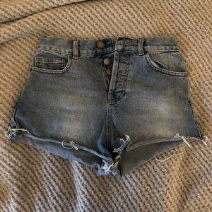 Denim shorts